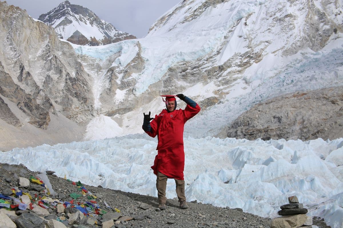 Outdoor adventure in the mountains